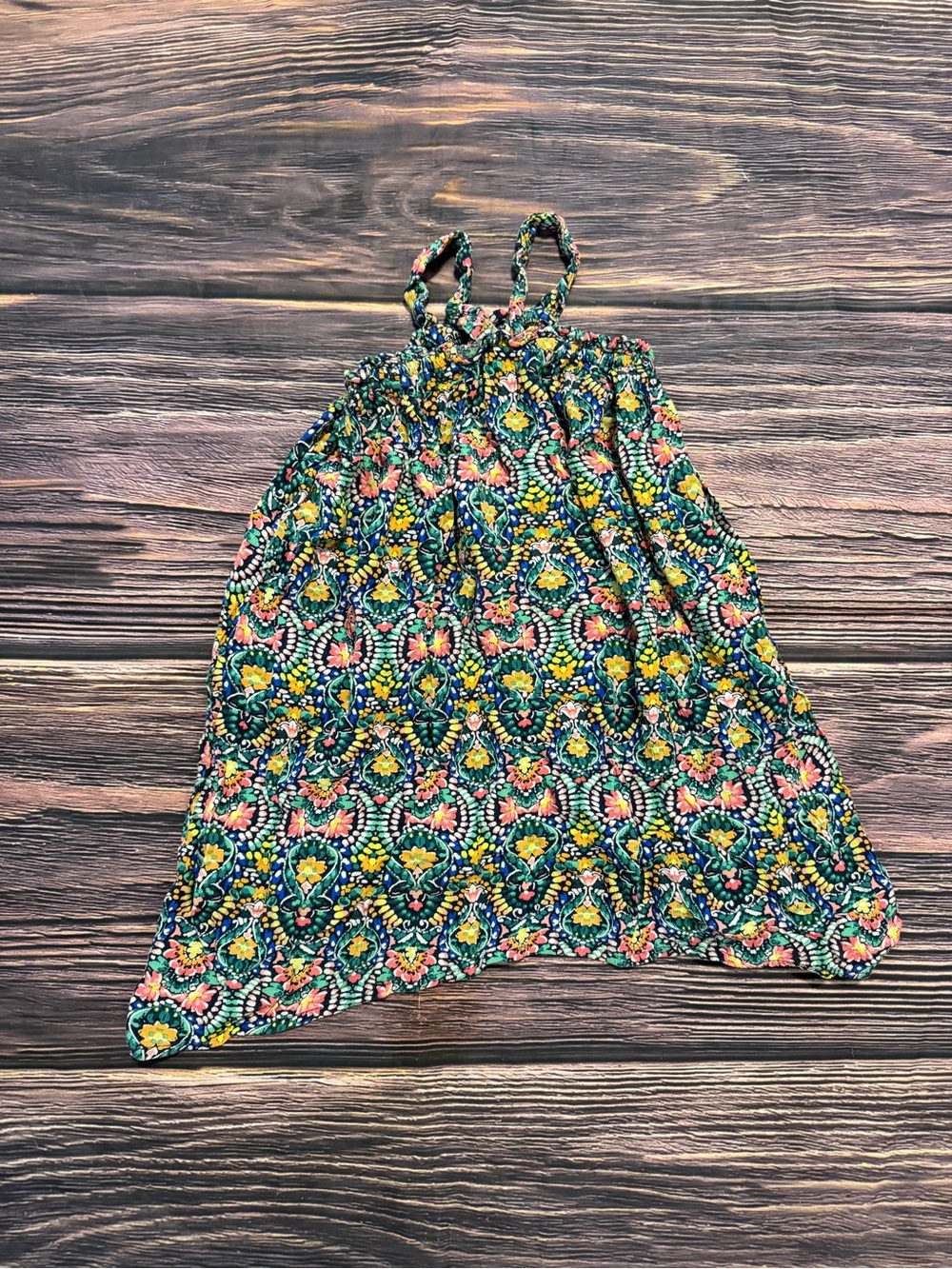 Girls Floral Swing Dress Size 4T